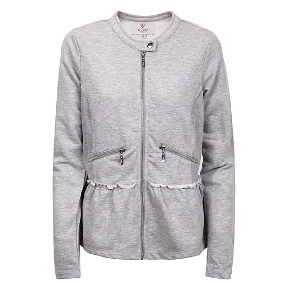 Guess Jackets & Blazers - ⭐️NWOT Guess gray zip up
